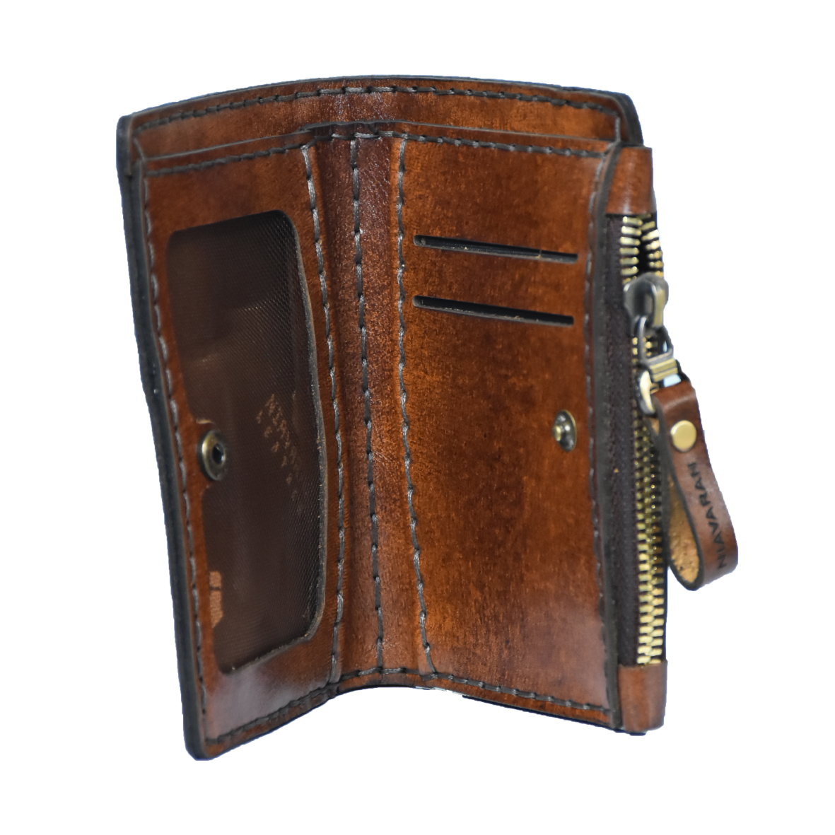 Natural leather wallet, Negin design – Niavaran Leather