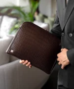 کیف کلاسوری چرم دست‌دوز مدل آونگ - Image 2