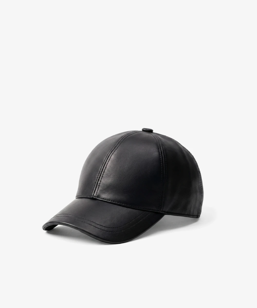 hat-8teke-04 کلاه چرم طبیعی مدل 8 تکه - Image 1